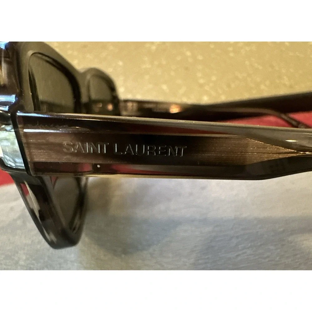 Saint Laurent Sunglasses SL 609 Carolyn 004-Havana Aviator Corner Angle